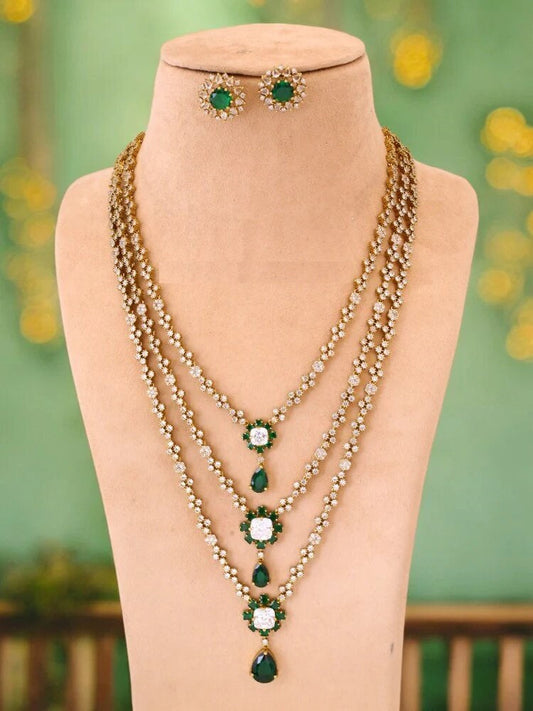 Emerald Berthe Victorian Jewellery Set - New Arrival