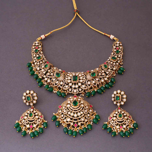 Emerald Macy Victorian Jewellery Set - New Arrival