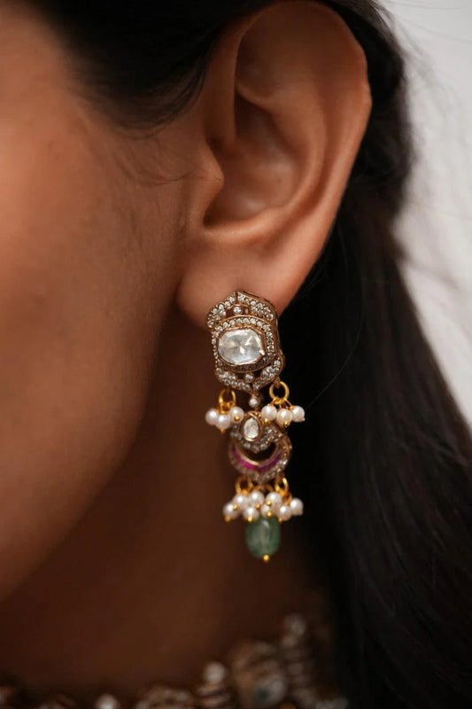 Antique Bhakti Polki Choker Set