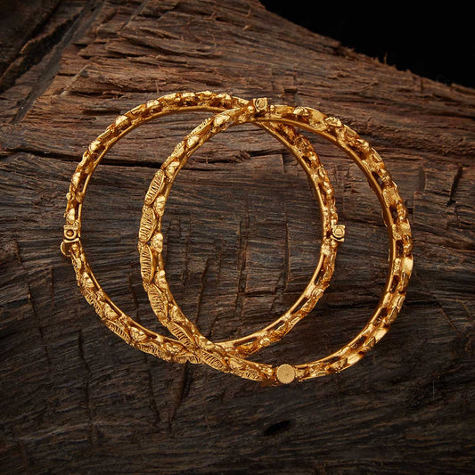 Kushal's Fashion Jewellery Antique Bangle 137721