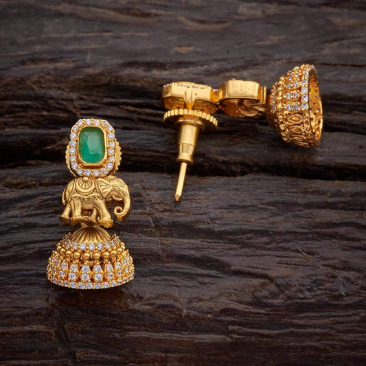 Kushals Fashion Jewellery Antique Earring 140062