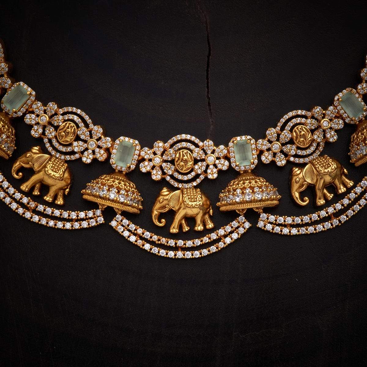Kushal's Fashion Jewellery Antique Necklace 139986