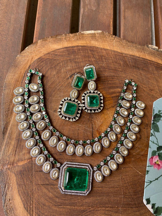 Vanaya Victorian Statement Polki Set