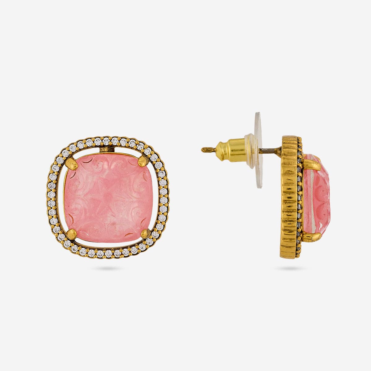 Kundan Polki Necklace Color Green Polish Victorian