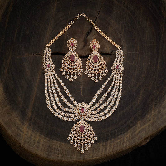 Zircon Necklace Hangings Earring