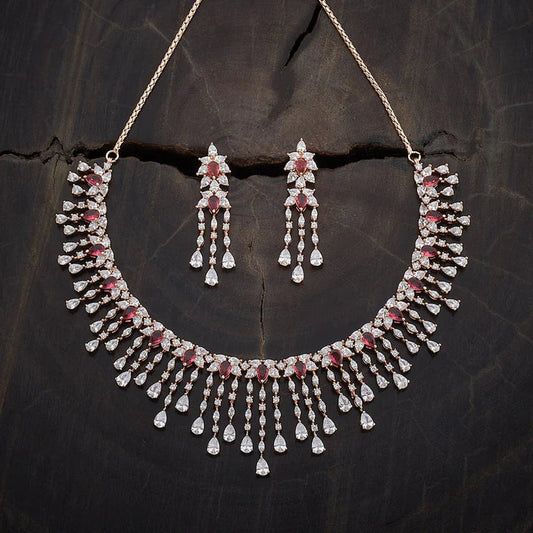 Zircon Choker Necklace