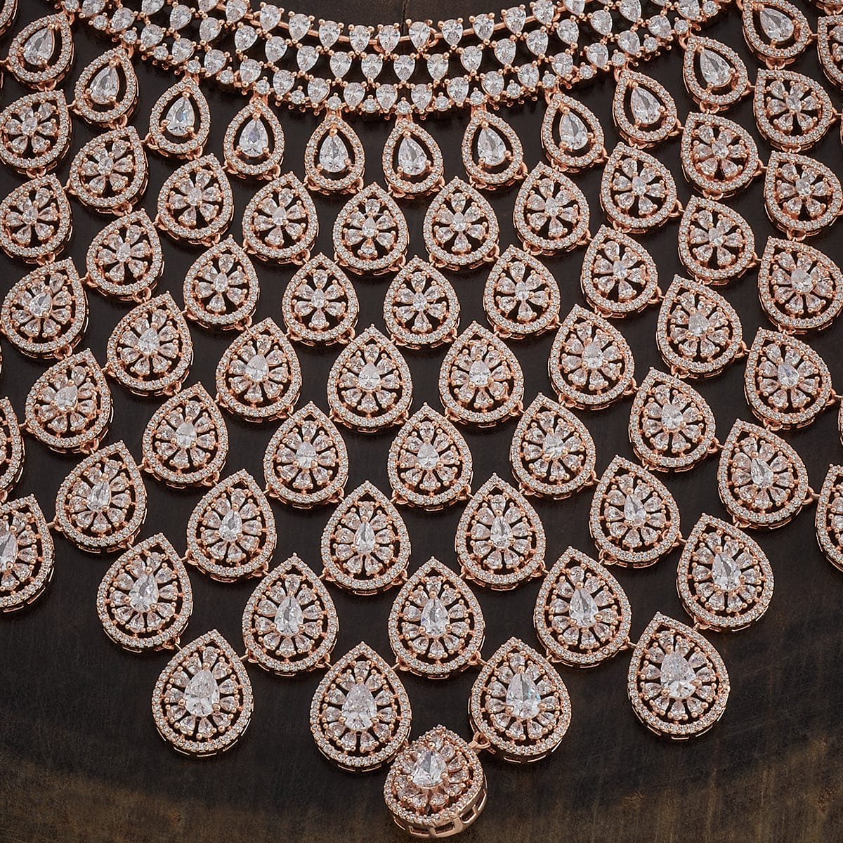 Zircon Necklace intricate design