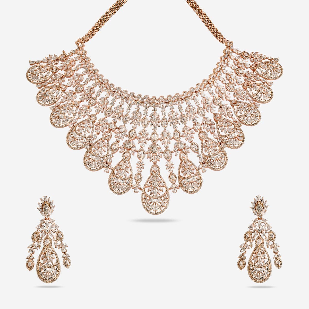 Zircon Necklace carefully crafted design