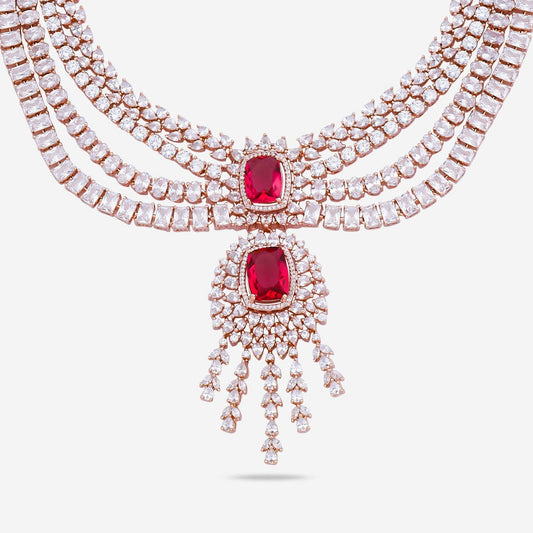 Zircon Necklace colourful zircon stones