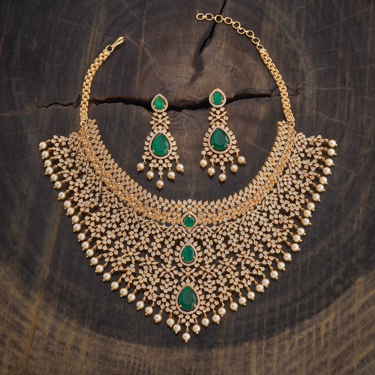 Zircon Necklace Copper jewellery