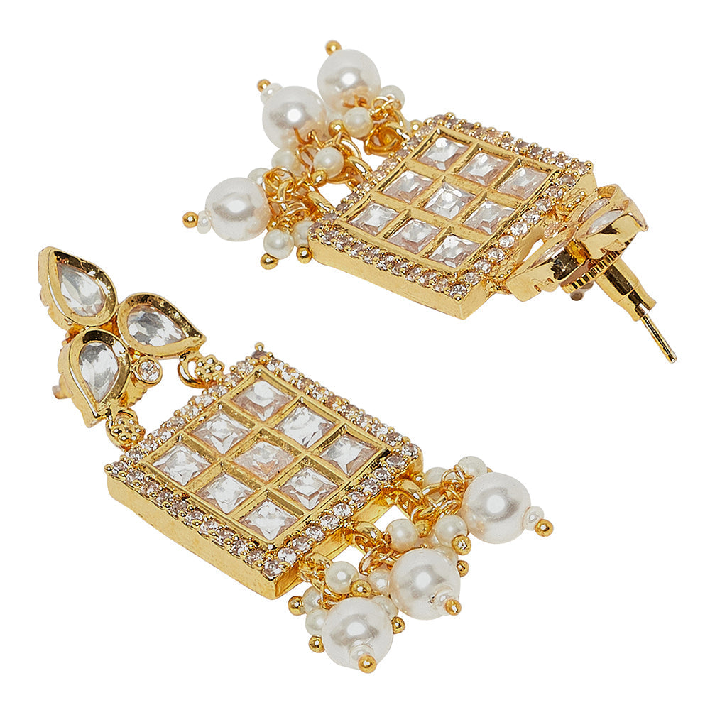 Kundan Studded Shiny Necklace Set