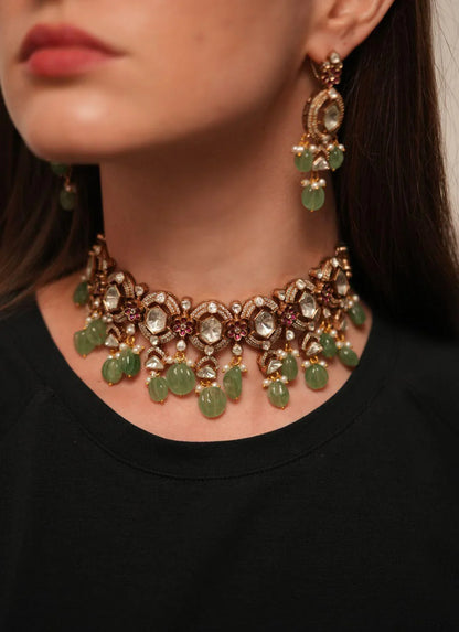 Indian Polki Choker Set