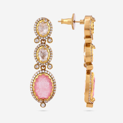 Kundan Polki Necklace Color Green Polish Victorian