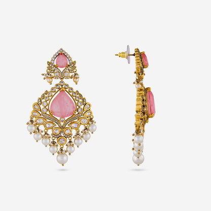 Kundan Polki Necklace Color Green Polish Victorian