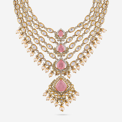 Kundan Polki Necklace Color Green Polish Victorian