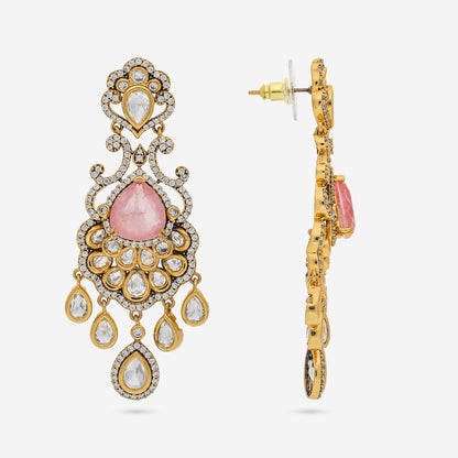 Kundan Polki Necklace Color Green Polish Victorian