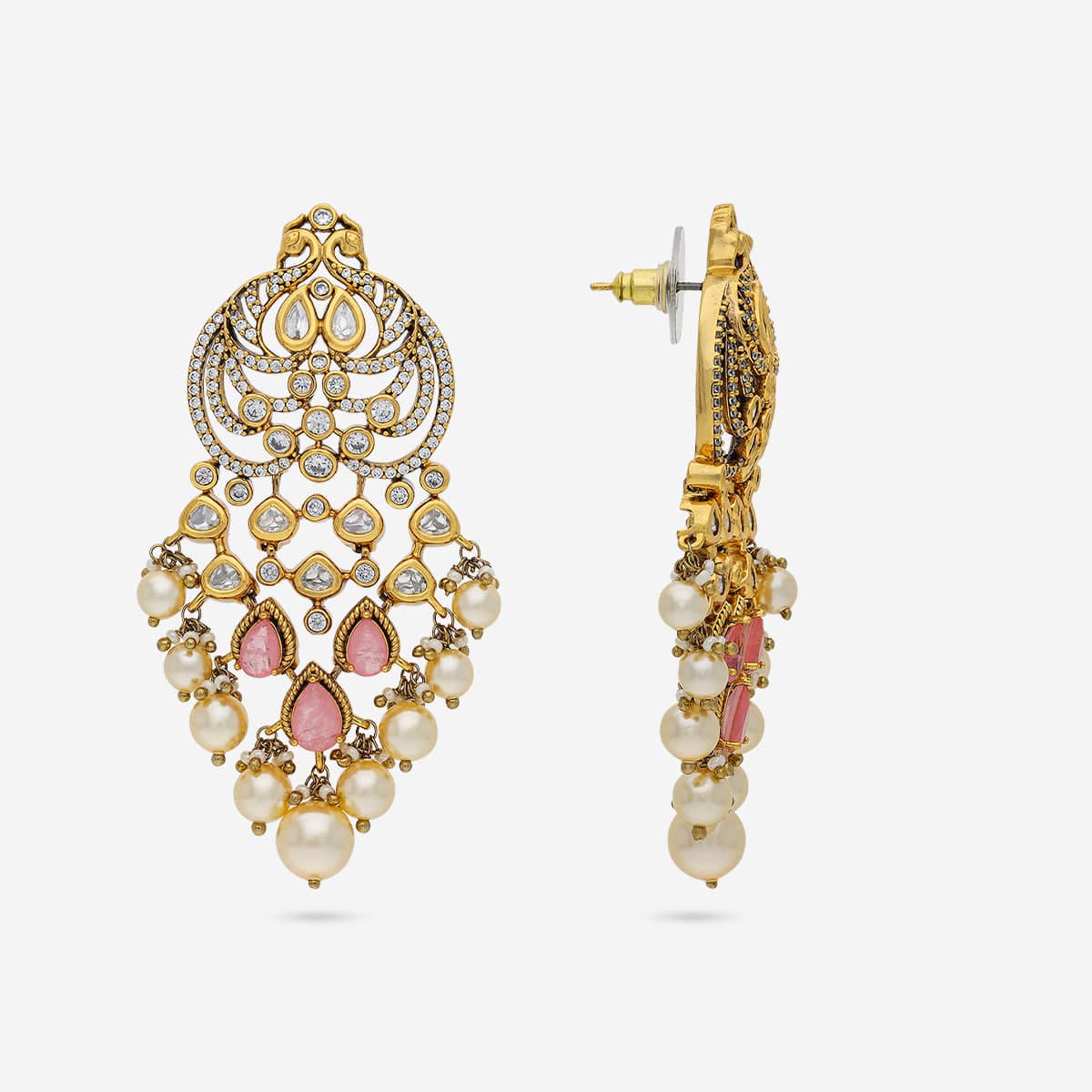 Kundan Polki Necklace Color Mint Polish Victorian