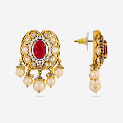 Kundan Polki Necklace Color Mint Polish Victorian