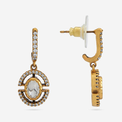 Kundan Polki Necklace Color White Polish Victorian