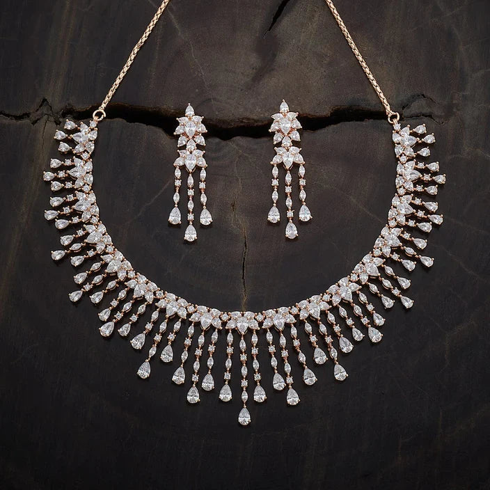 Zircon Choker Necklace