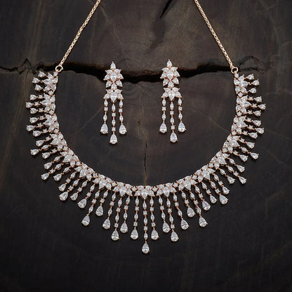 Zircon Choker Necklace