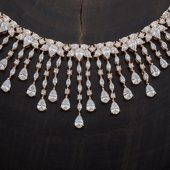 Zircon Choker Necklace