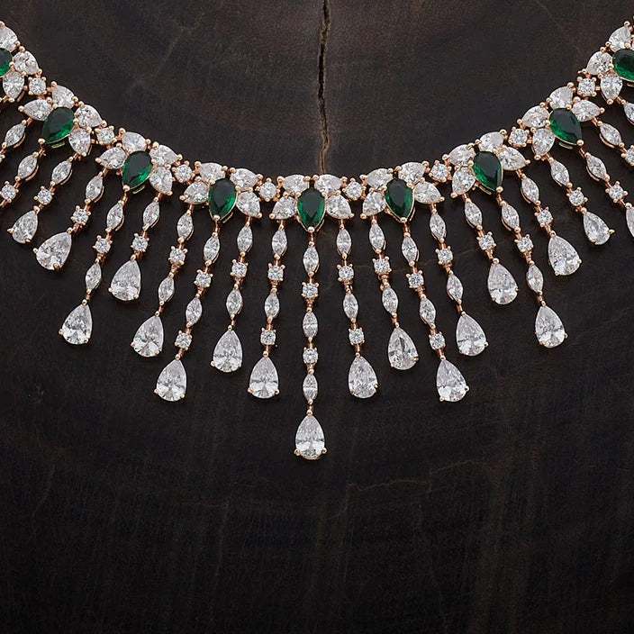 Zircon Choker Necklace