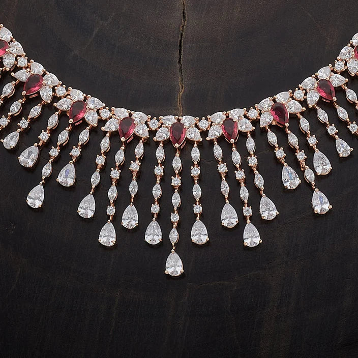 Zircon Choker Necklace